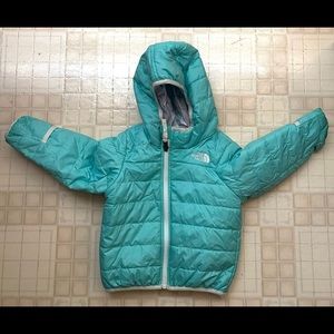 The North Face Infant Reversible Perrito Jacket - Mint Blue - 18-24 Months